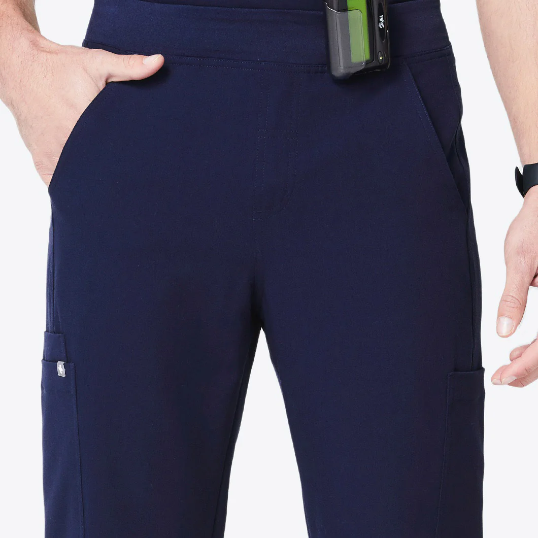 Men's Navy Axim™ - Cargo Scrub Pants