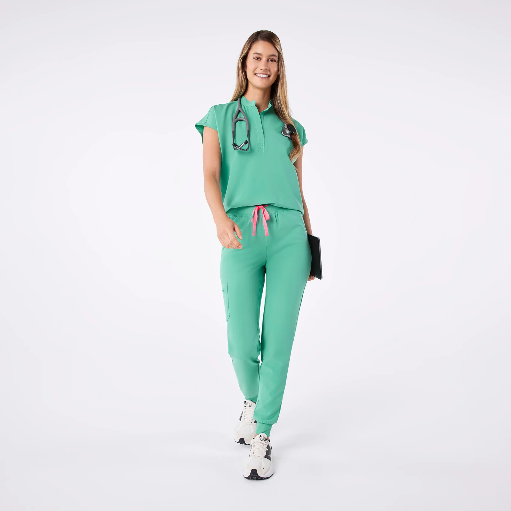 7661-women-s-surgical-green-rafaela-oversized-scrub-toptm-2.webp women's Surgical Green Rafaela - Oversized Scrub Top™