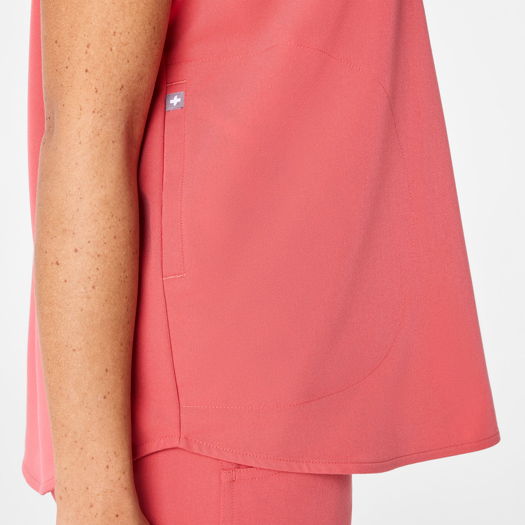 women's Pulmonary Pink Rafaela - Oversized Scrub Top™