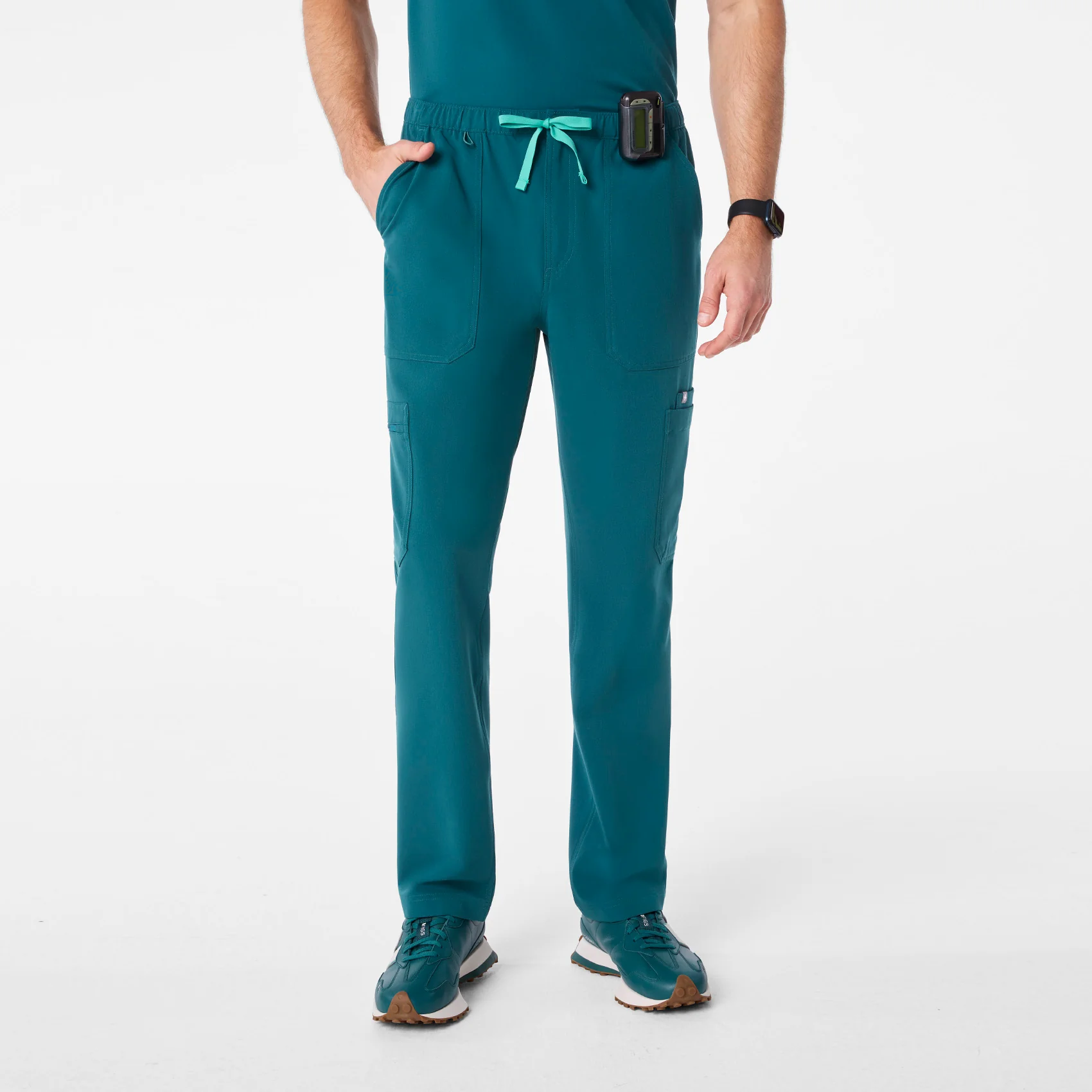 8036-men-s-caribbean-blue-cairo-cargo-scrub-panttm-1.webp men's Caribbean Blue Cairo - Cargo Scrub Pant™