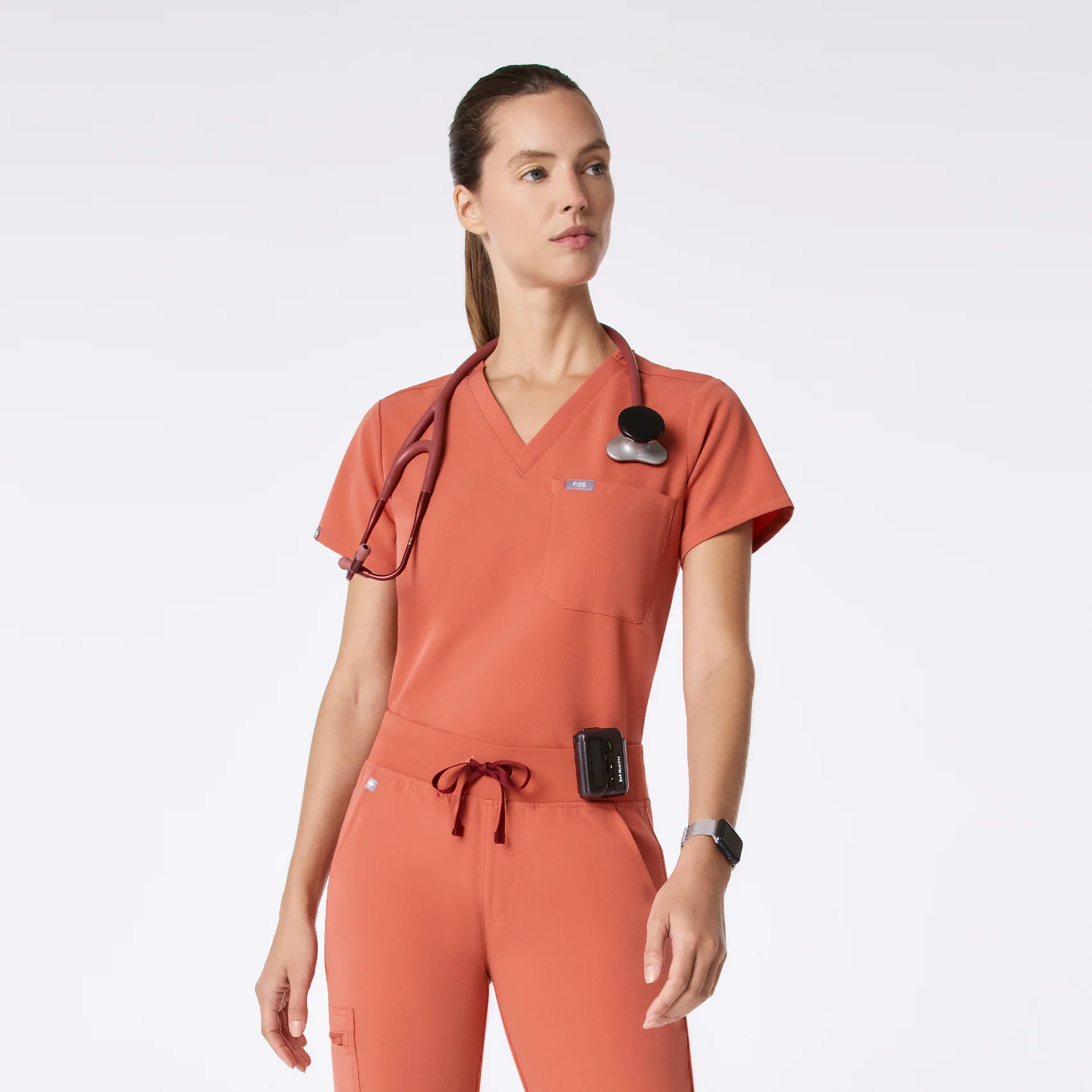 8128-women-s-spiced-cider-catarina-one-pocket-scrub-toptm-1.webp women's Spiced Cider Catarina - One-Pocket Scrub Top™