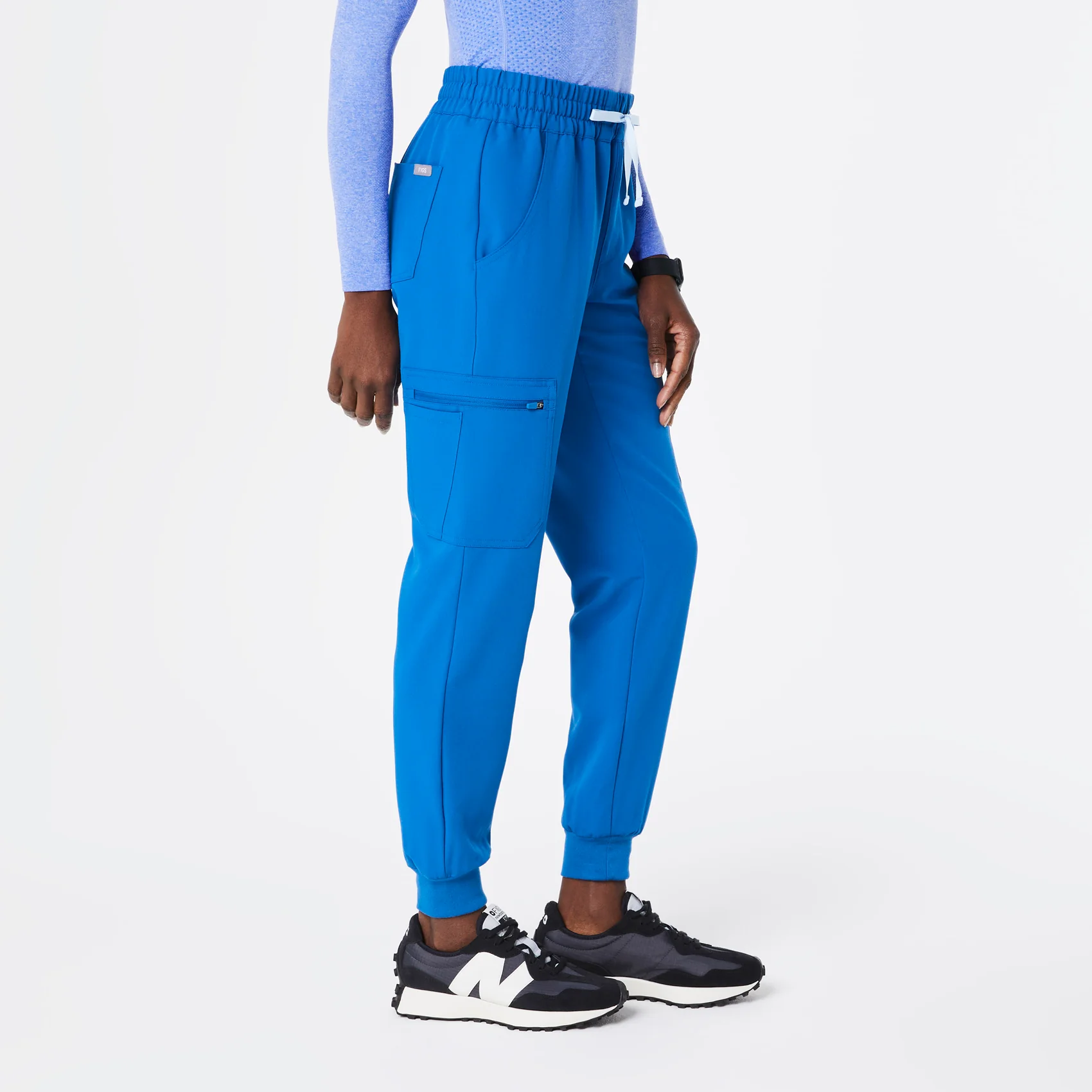 8666-women-s-royal-blue-high-waisted-uman-relaxed-jogger-scrub-pants-3.webp women's Royal Blue High Waisted Uman Relaxed - Jogger Scrub Pants
