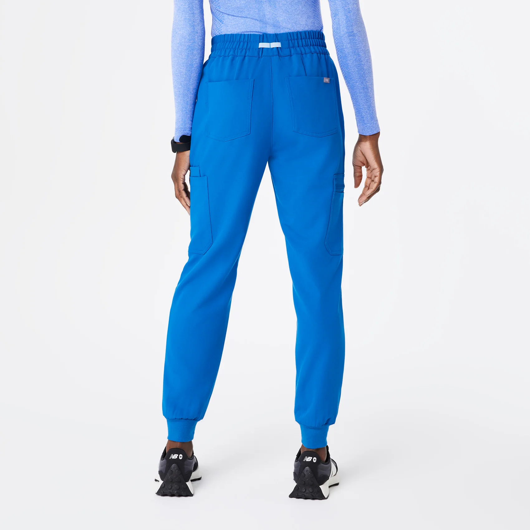 8666-women-s-royal-blue-high-waisted-uman-relaxed-jogger-scrub-pants-4.webp women's Royal Blue High Waisted Uman Relaxed - Jogger Scrub Pants