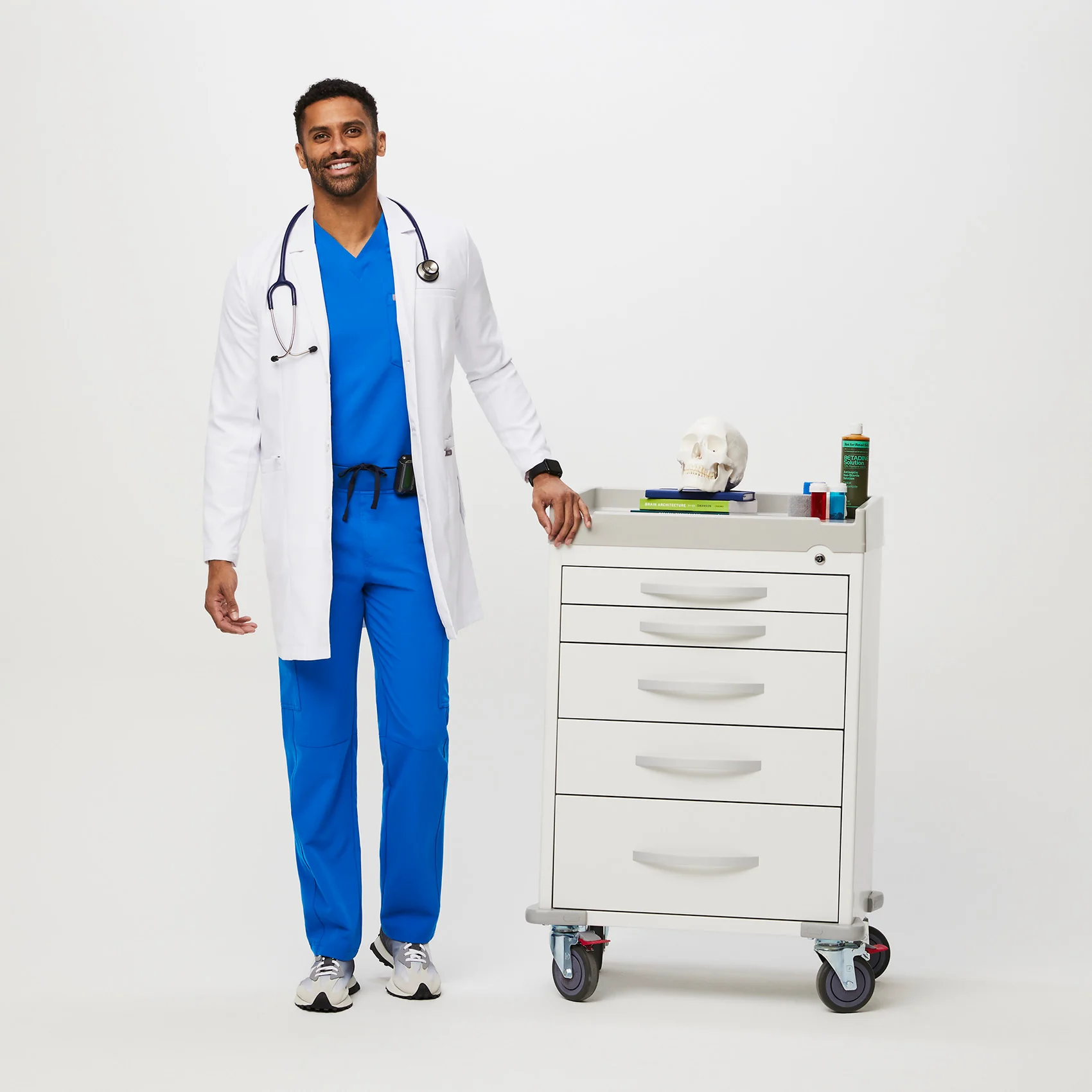 Men's Royal Blue Axim™ -  Cargo Scrub Pants