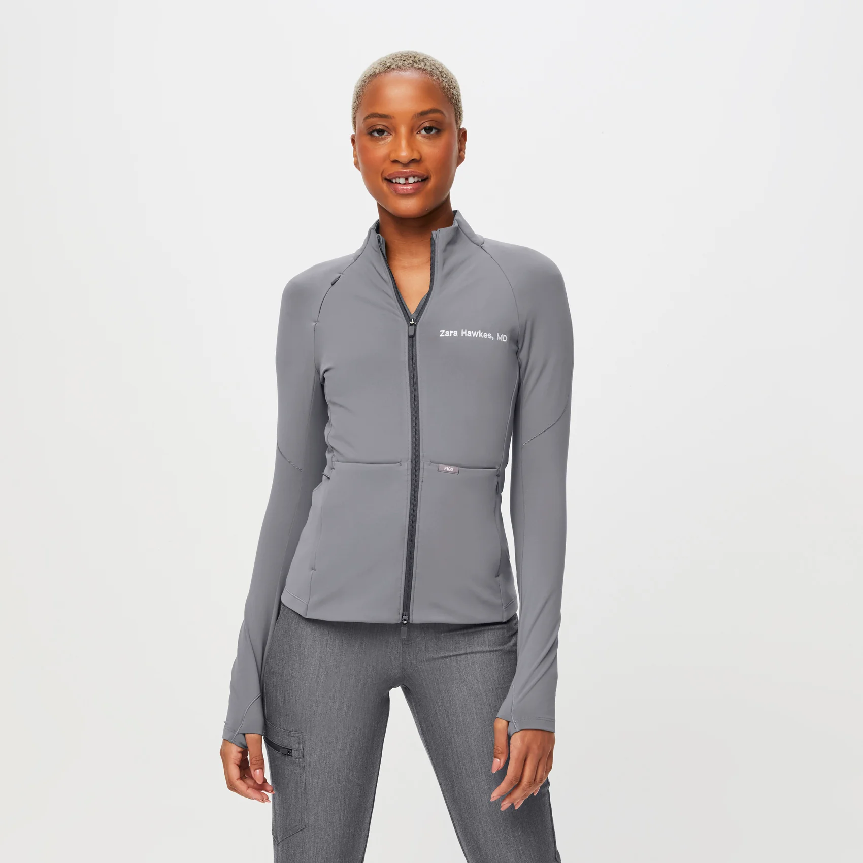 9534-women-s-graphite-on-shift-contourknit-jackettm-1.webp women's Graphite On-Shift ContourKnit Jacket™