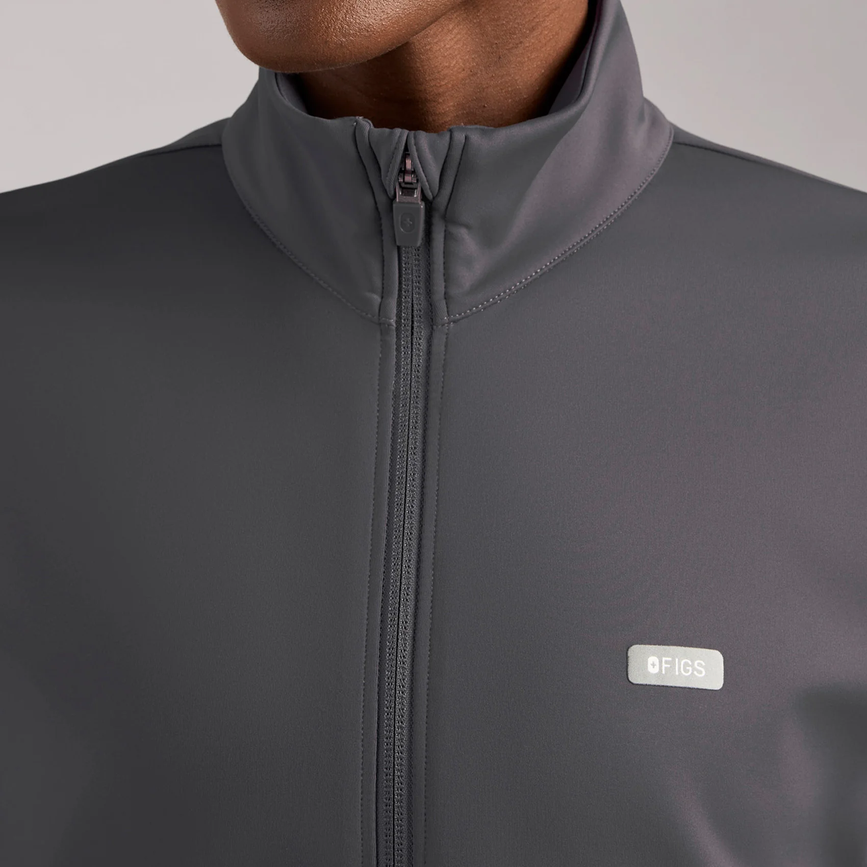 women's Charcoal Labelle FORMx Bomber -  Scrub Jacket™