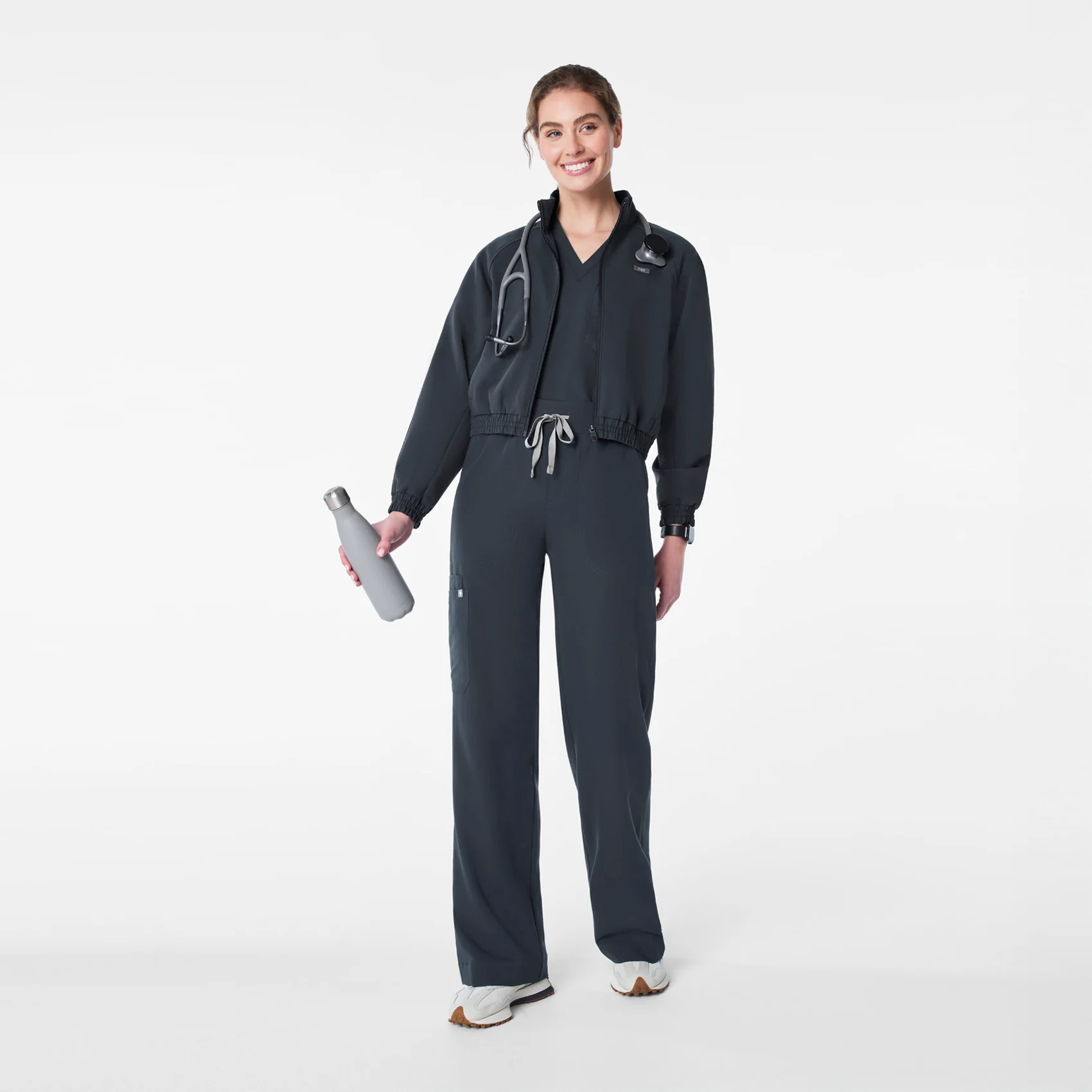 women's Dark Harbor Cropped Sydney - Scrub Jacket